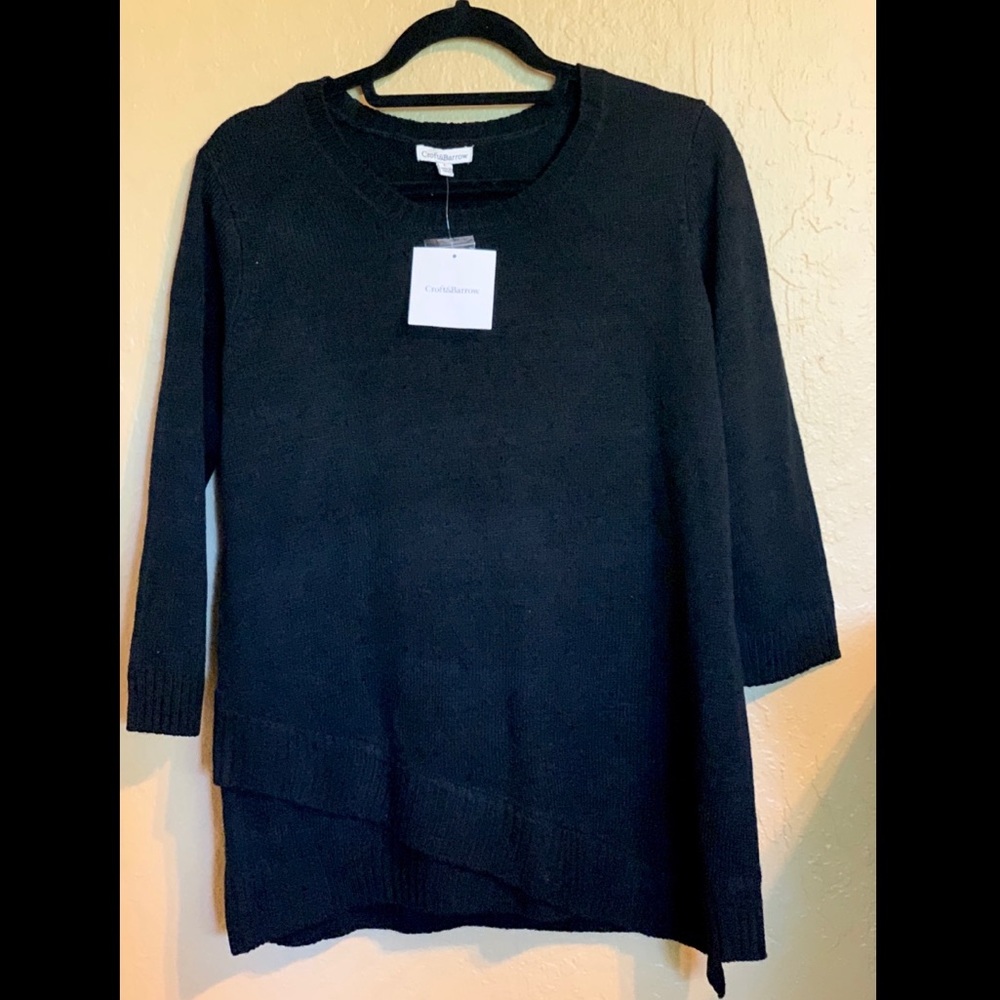 Black warm sweater